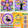 PURPLE LADYBUG SUNGEMMERS - Kit de manualidades con diseño de diamante para ventana