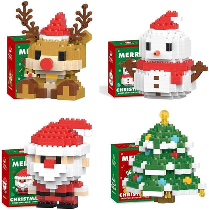 Christmas Santa Building Blocks Set de 4