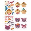 ToneGrip Make a Face Change Stickers Niños divertido, 12 hojas