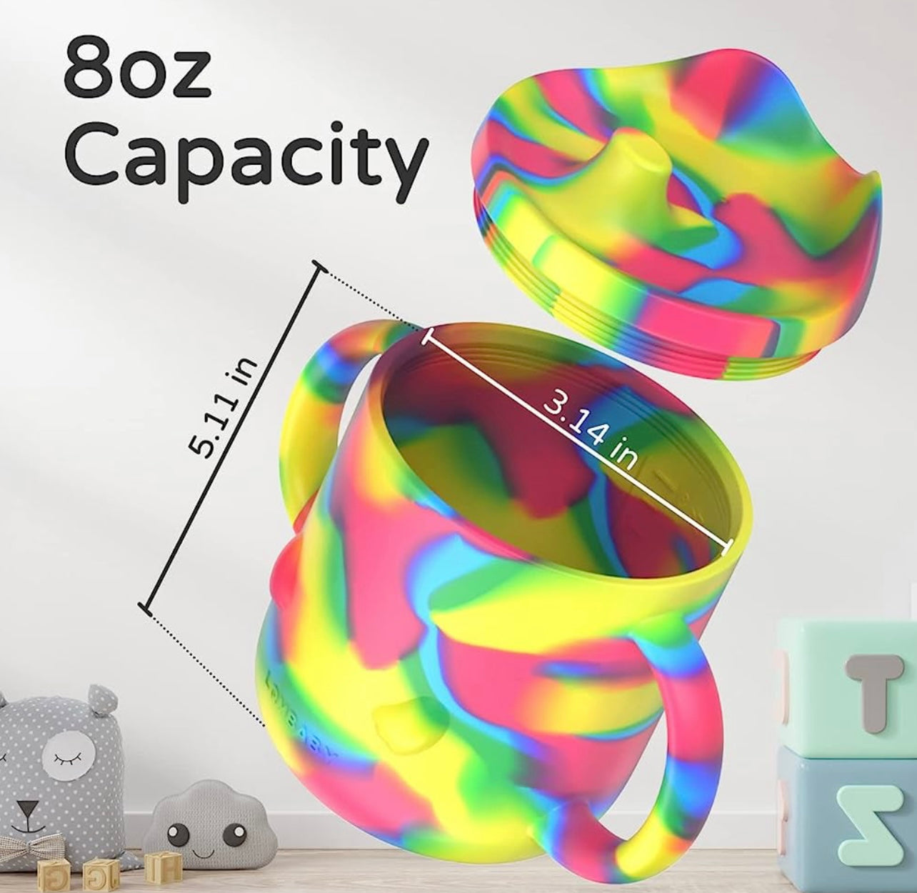 LQMBABY set de vasos coloridos