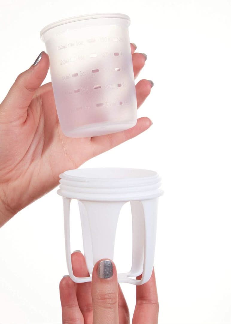 Kiinde Active Latch - Botella de silicona para bebé, anticólicos, a prueba de fugas, fácil de limpiar