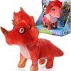 Dinosaurio Triceratops interactivo para niños
