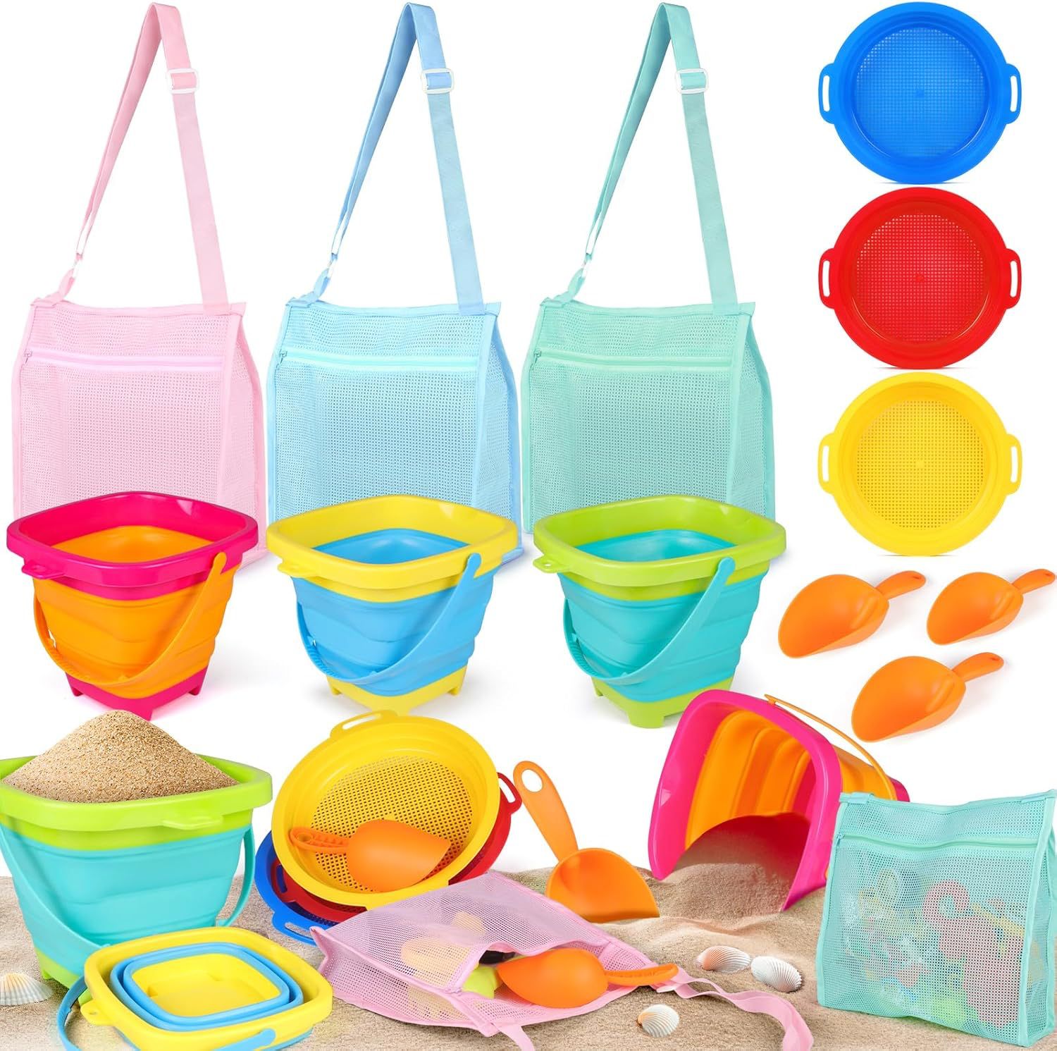 Meijiaba set de juego para playa con bolsitas