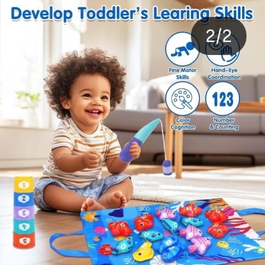 Wedopro juego de pesca educativo