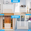 HEELALBABY Puertas de malla ajustables para bebéa