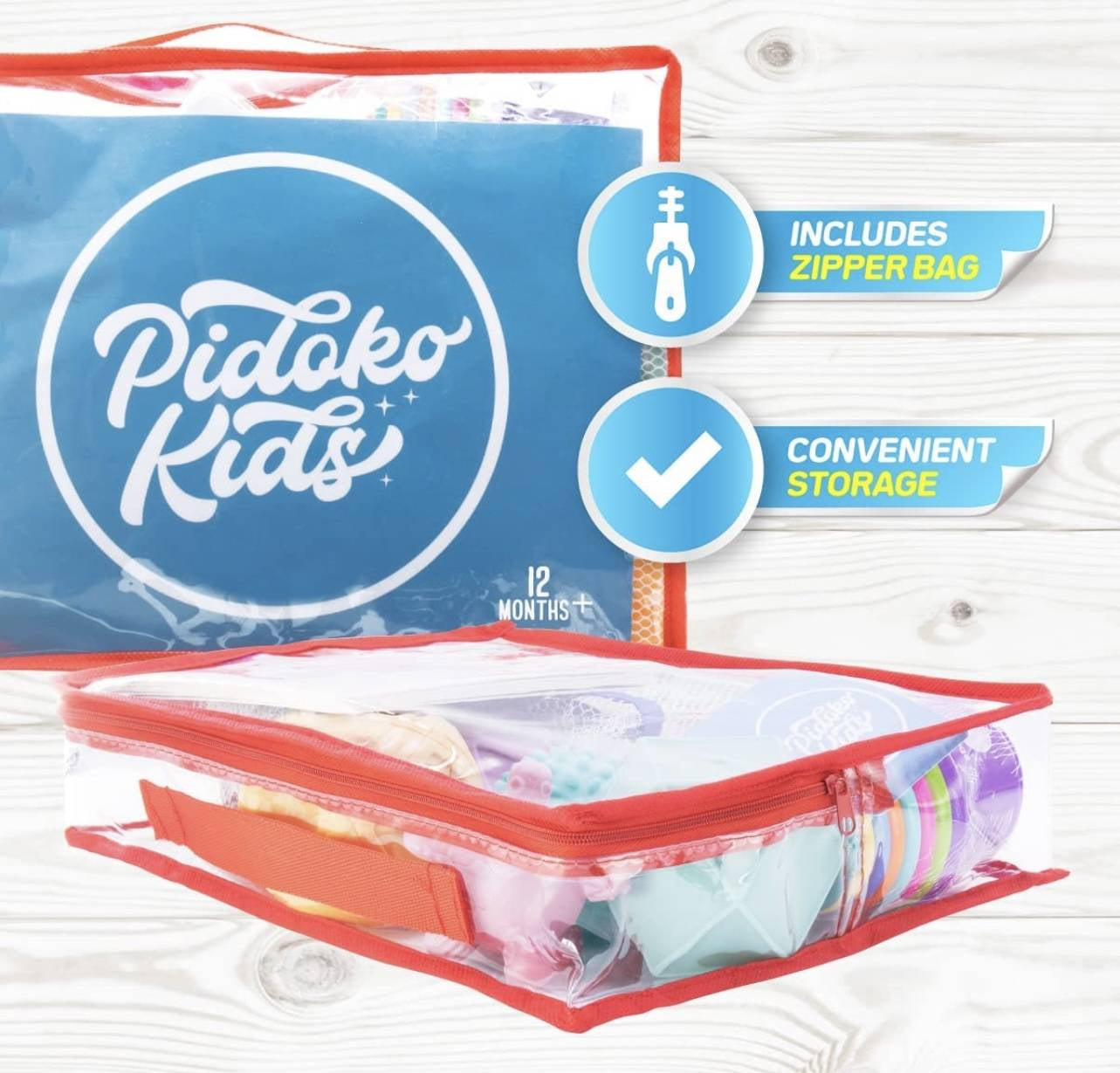 Pidoko Kids Juguetes Montessori para bebés de 6 a 12 meses