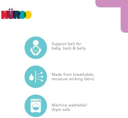 NuRoo-Camisa de porteo suave, transpirable y antihumedad con cobertura total y movilidad, negro, L/XL