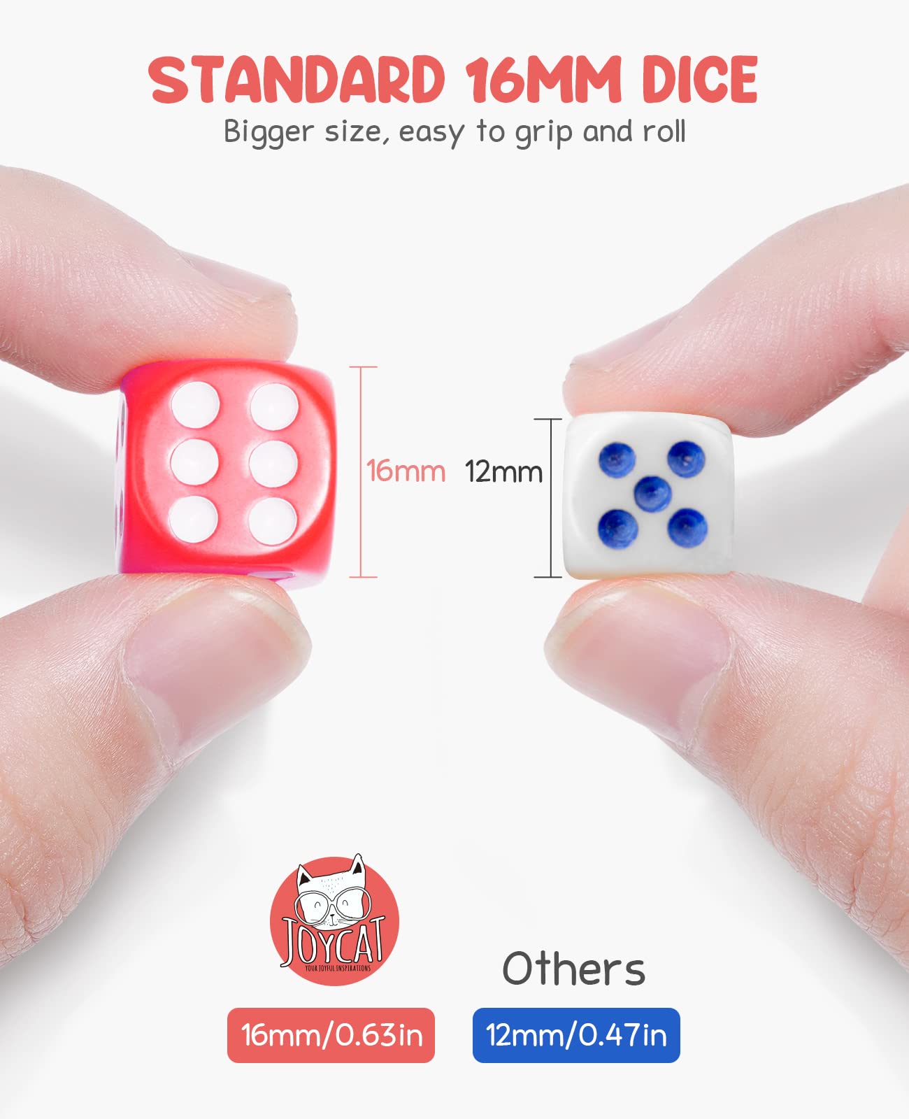 JoyCat Juego de dados de 100