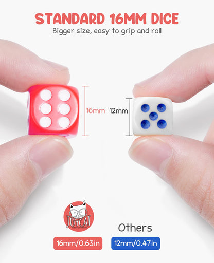 JoyCat Juego de dados de 100