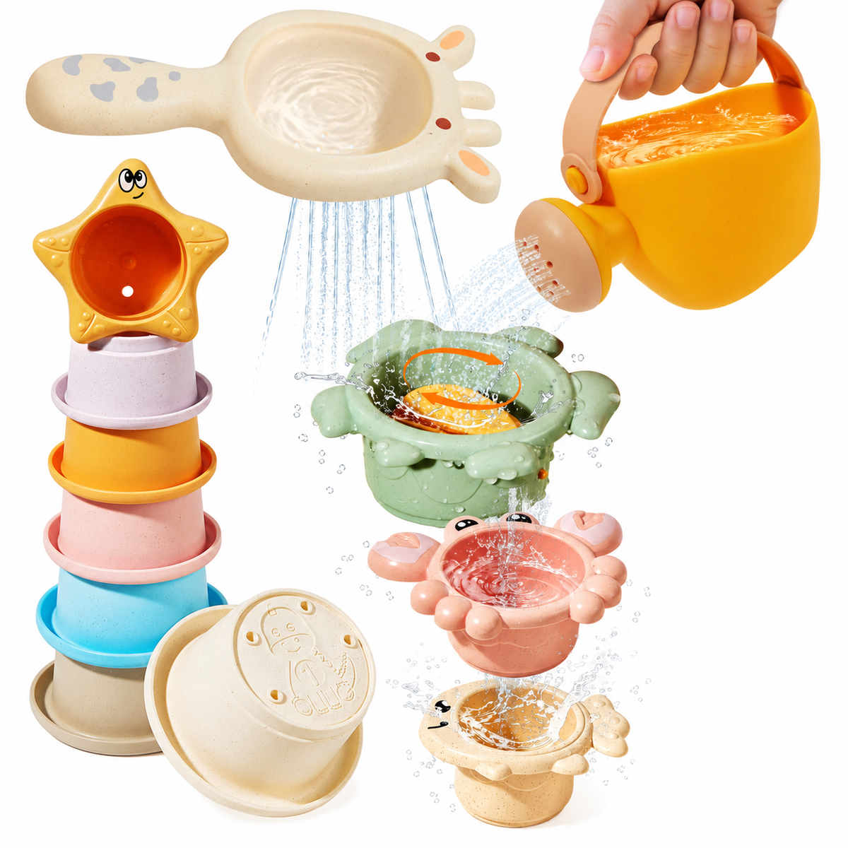 Juguetes para el baño sin moho