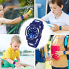 Reloj Analógico para Niños con 7 Luces Nocturnas