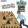 24 pieces ferrule pvc animal dinosaur toy