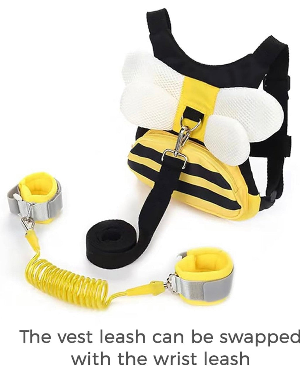 Correas de arnés 3 en 1 para niños pequeños + eslabón de muñeca antipérdida