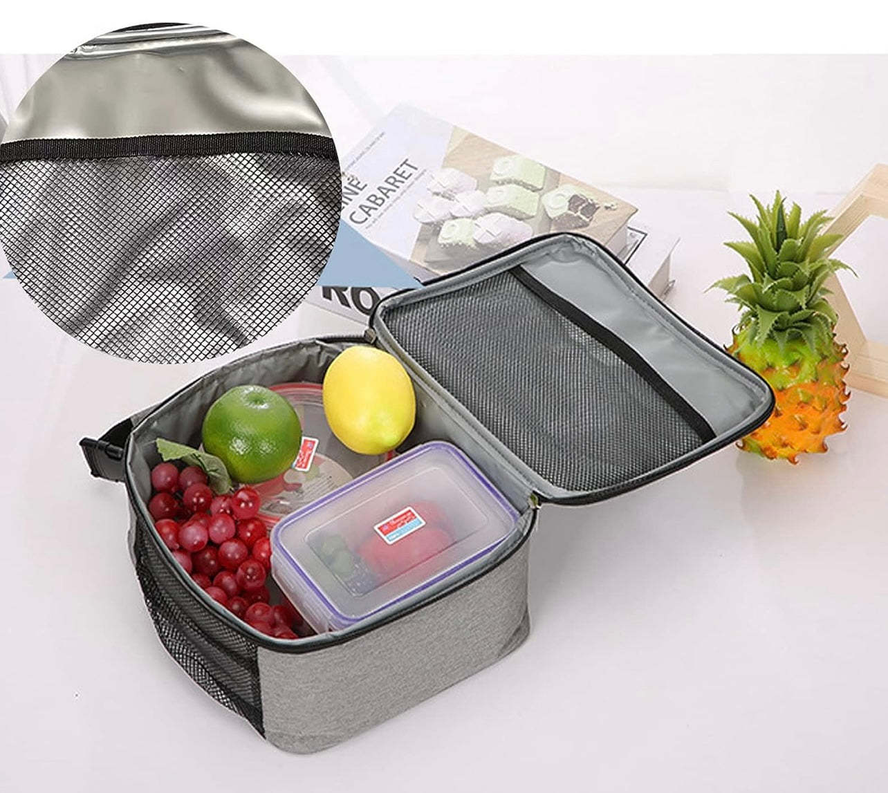 Sanseenia bolsa de almuerzo aislada