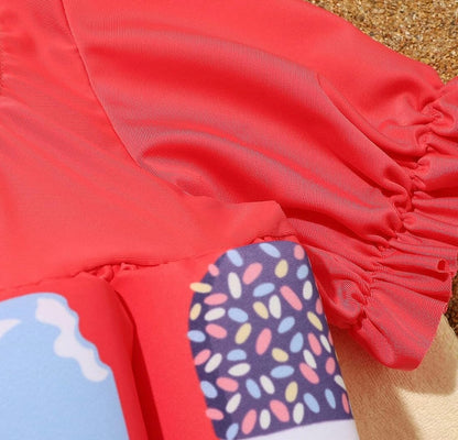 IDOPIP Traje de baño flotante para niños y niñas con flotabilidad ajustable para bebé, 2-3 años