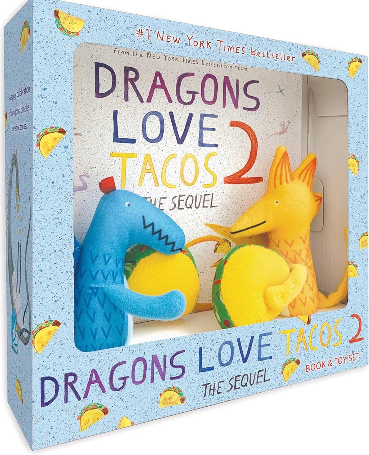 Dragons Love Tacos 2 Juego de libros y juguetes
