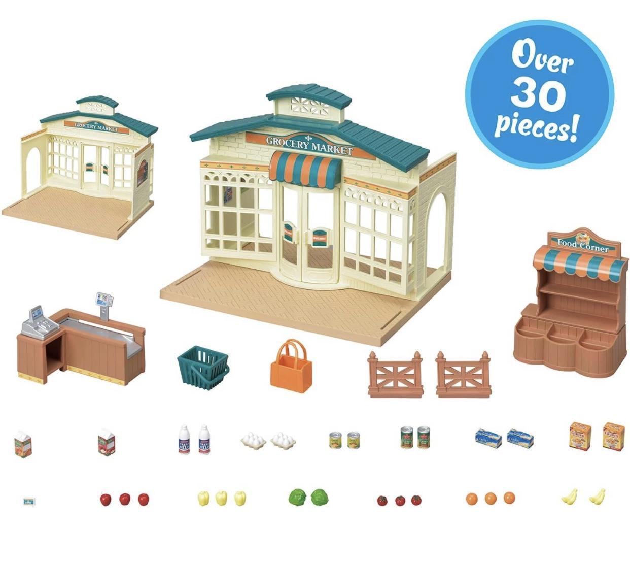 Calico Critters - Mercado de comestibles