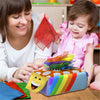 Mindsprout Montessori - caja de pañuelos de juguete sensorial para bebés