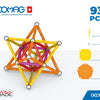 Geomag Clásico, 93 piezas, construcción magnética para niños, colección verde