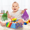 Mindsprout Montessori - caja de pañuelos de juguete sensorial para bebés