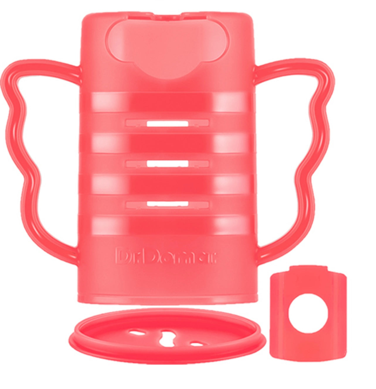 DrDomar soporte a prueba de apretar con tapa rojo