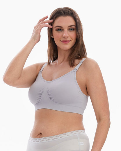 Hofish- Brasier de lactancia talla 2xl, gris