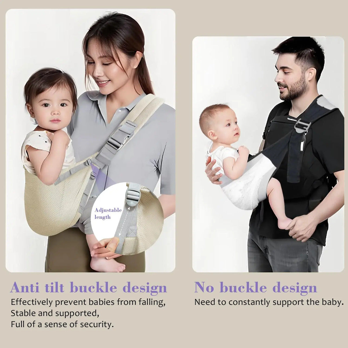 Portabebés Tipo Fular Para Bebés Nacidos Y Niños Pequeños