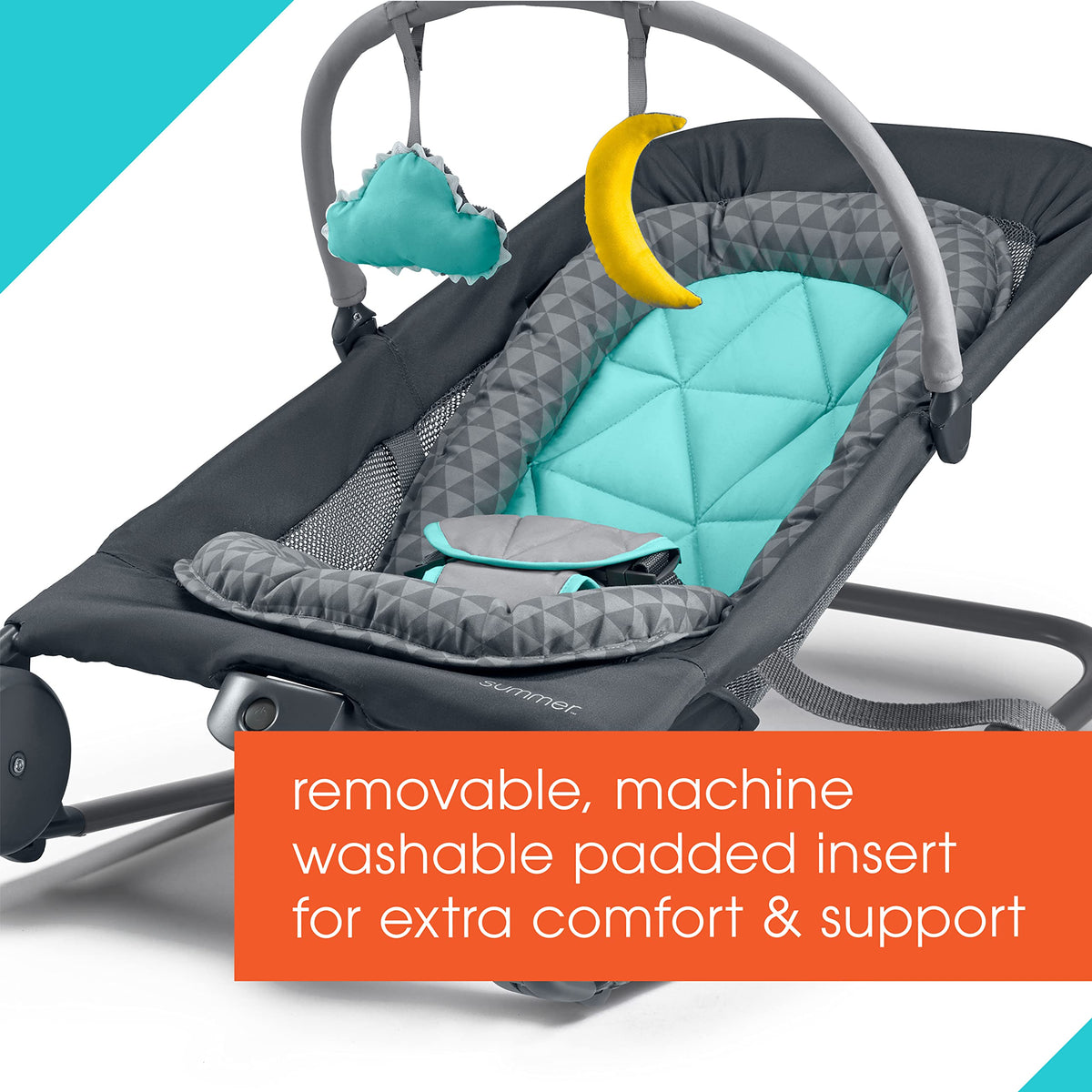 Momm Cozy Rocker Summer 2-in-1 Bouncer & Rocker Duo – Mom to Mom