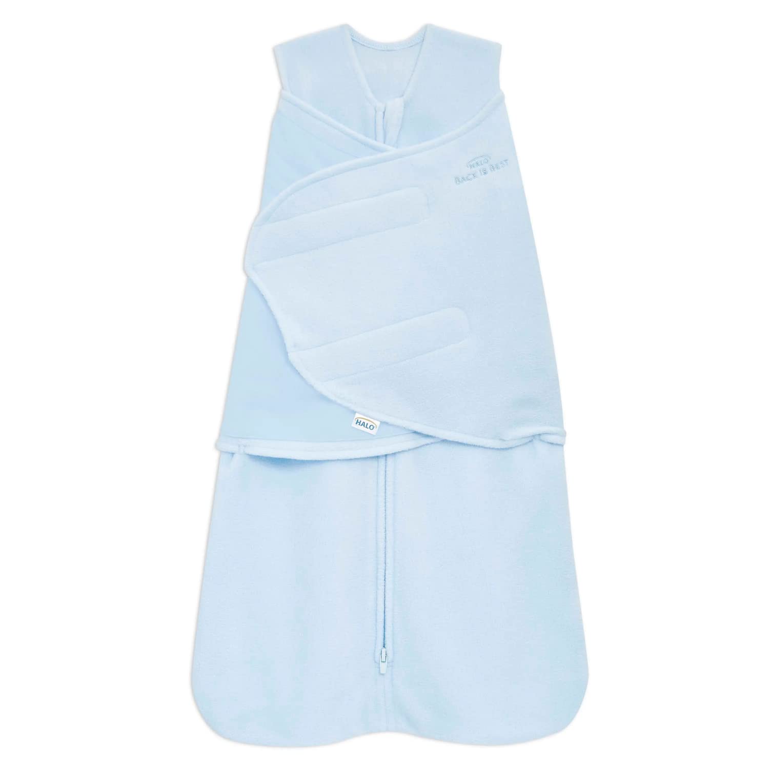 HALO Sleepsack - Saco de dormir con forro polar, tamaño pequeño 3-6m, color azul.