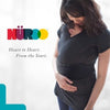 NuRoo-Camisa de porteo suave, transpirable y antihumedad con cobertura total y movilidad, negro, L/XL