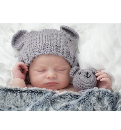 Gorro de oso para bebés recién nacidos