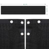 HilarityMax Pantalla de privacidad para balcón, 3.5 x 16.5 pies, negro