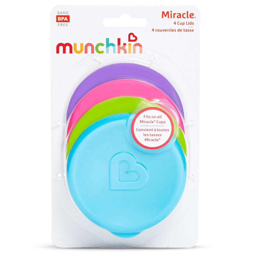 Munchkin Miracle 360 tapas de taza, 4 unidades