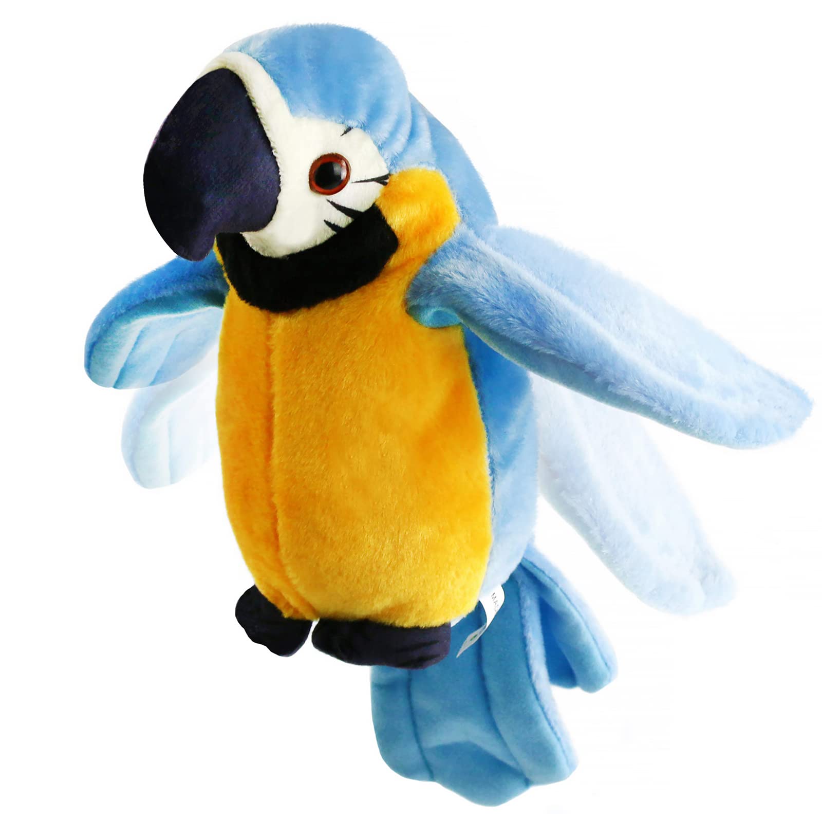 Houwsbaby Loro de peluche parlante, repite lo que dices