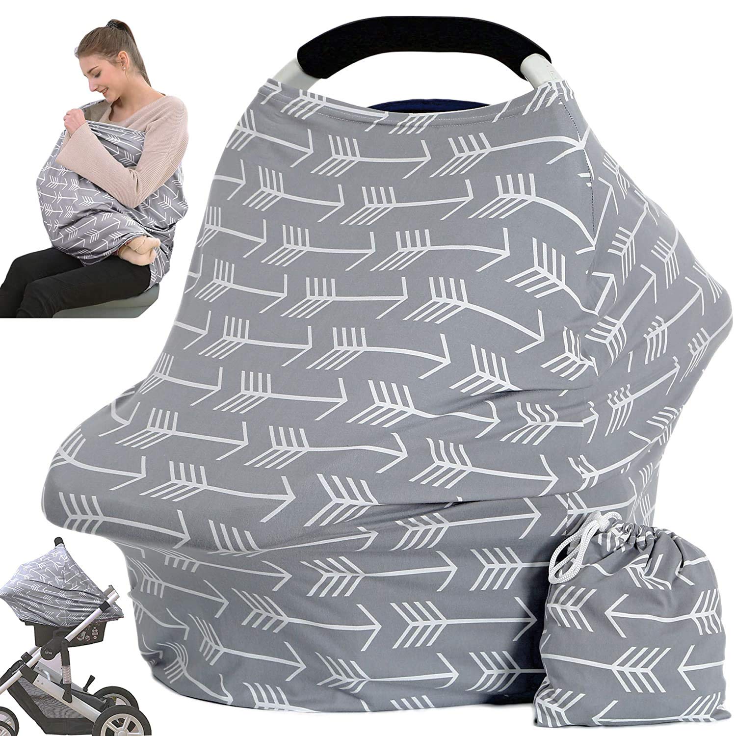 Hicoco cubierta para asiento de coche para lactancia