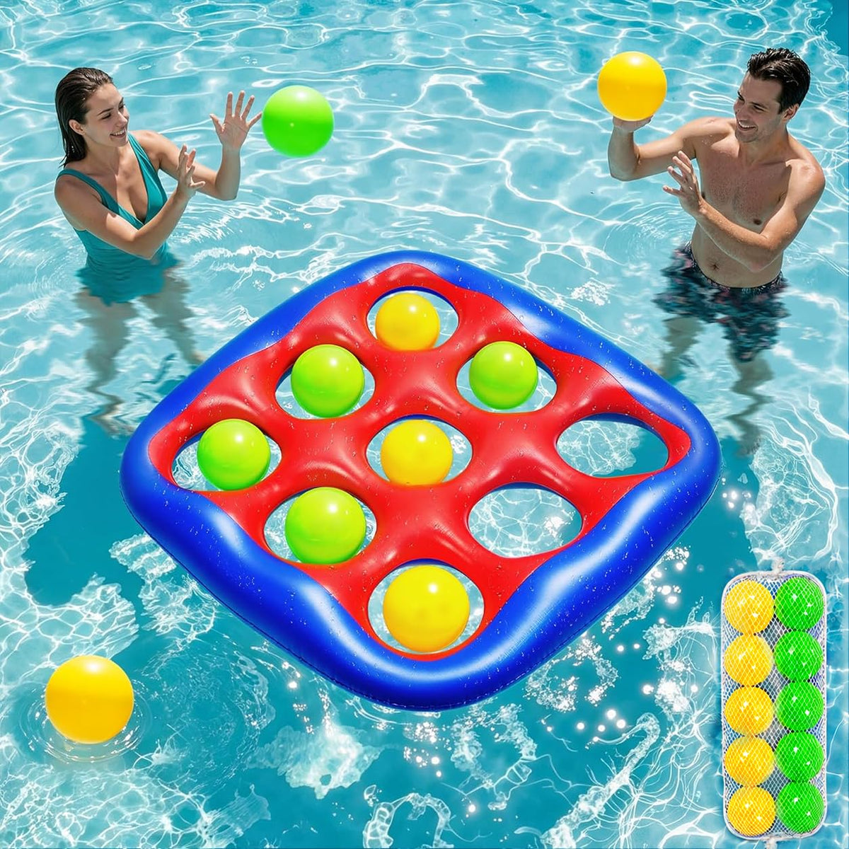Juego de juegos de piscina con 10 bolas