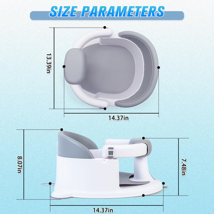 Asiento de baño para bebés Mostop, para bebés a partir de 6 meses