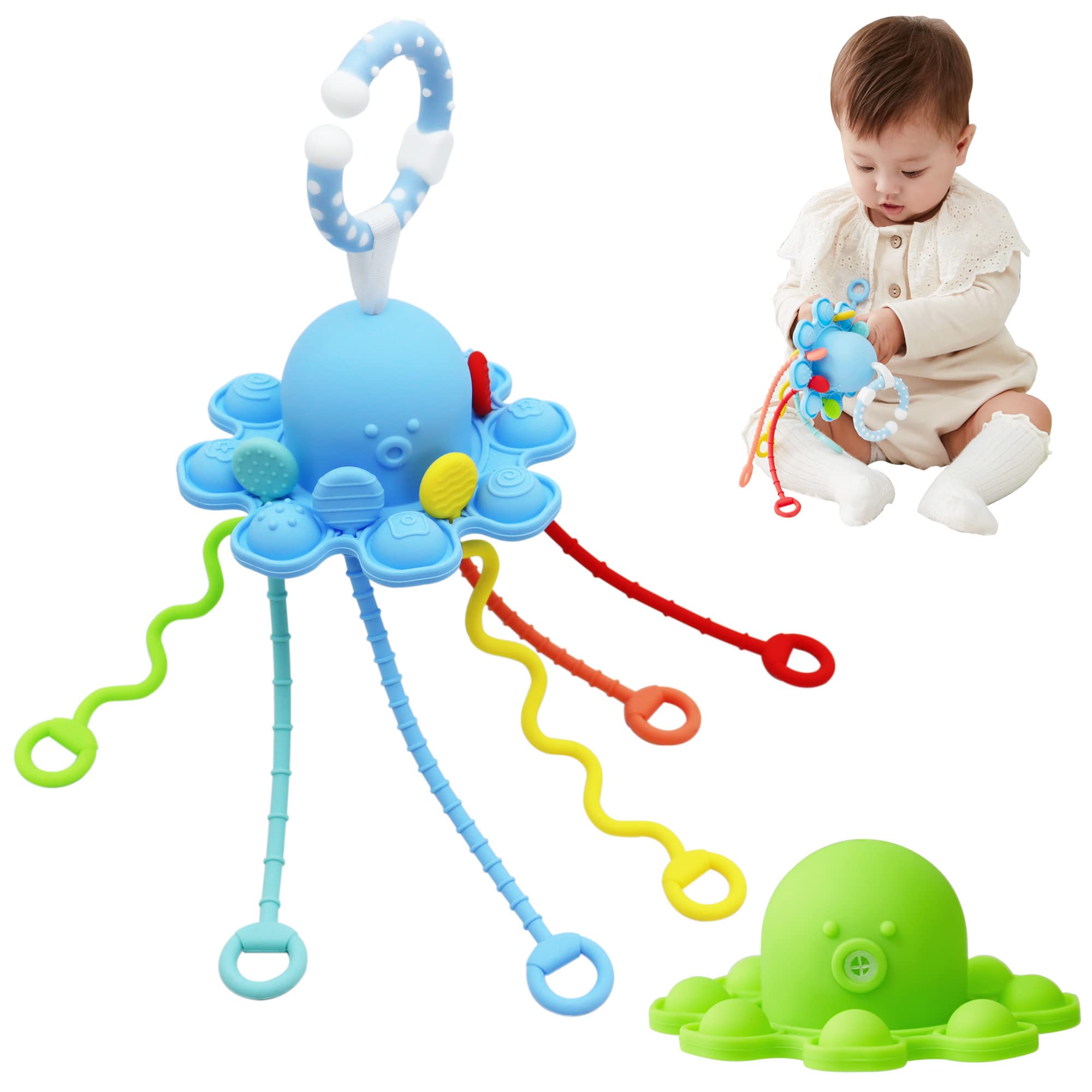 MAYAPHILOS Juguete de actividad de silicona 2 en 1