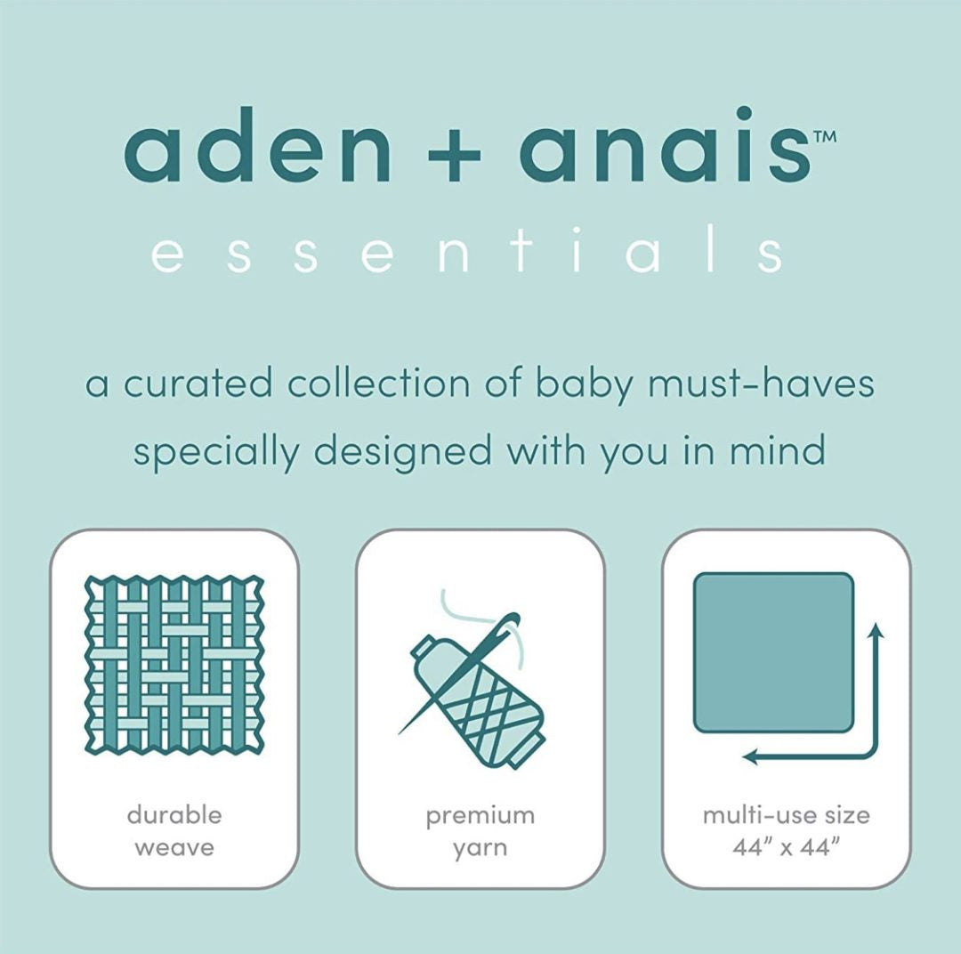 aden + anais Essentials - Funda para cambiador, 100% muselina de algodón