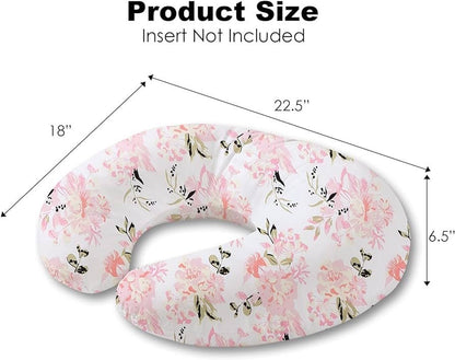 Almohada de lactancia flores