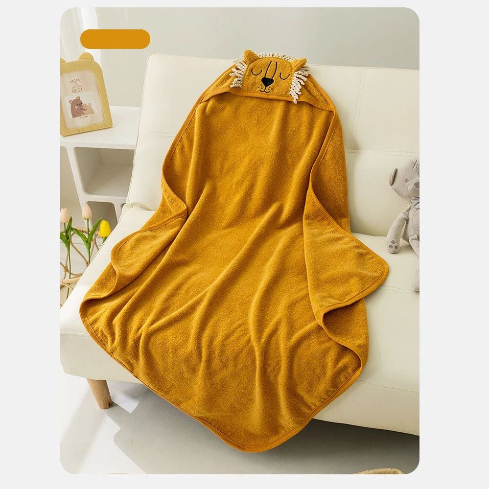Toalla de baño para niños pequeños con capucha