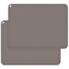 KVK-Manteles individuales de silicona para niños,2 uds, gris