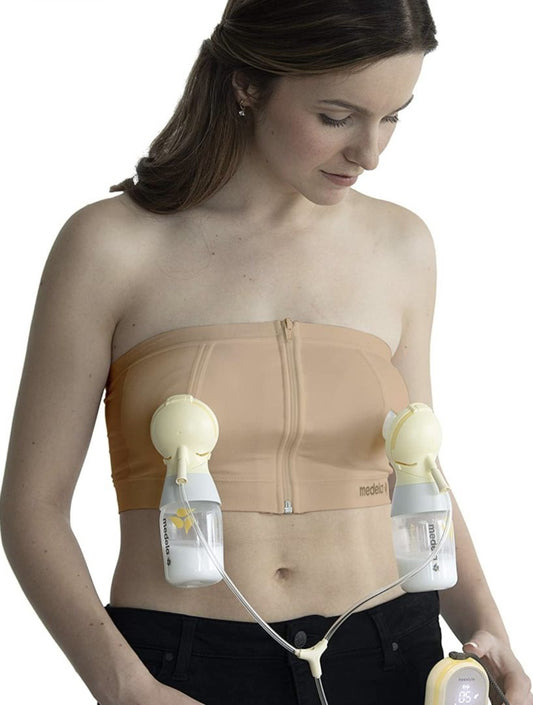 Medela- Easy Expresión, brasier beige, Talla L