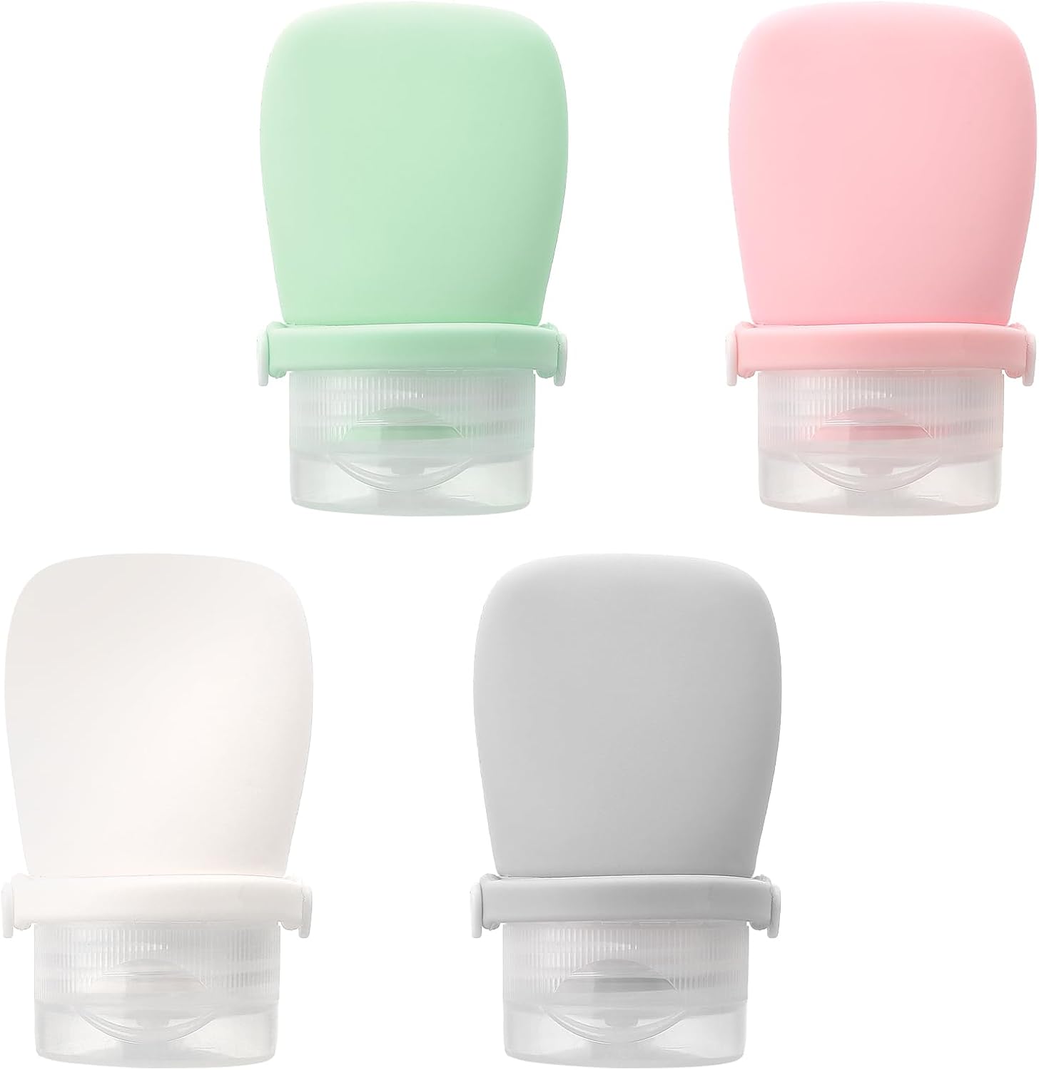 Set de 4 contenedores de silicona de 38ml