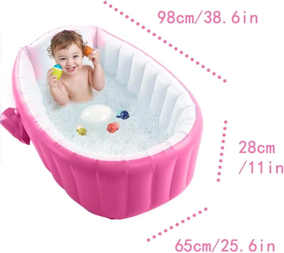 Bañera inflable para bebé GYBest, bañera portátil
