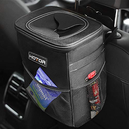 HOTOR - Organizador de auto con tapa y bolsillos