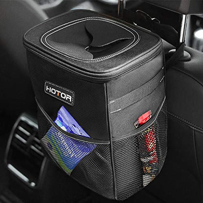 HOTOR - Organizador de auto con tapa y bolsillos