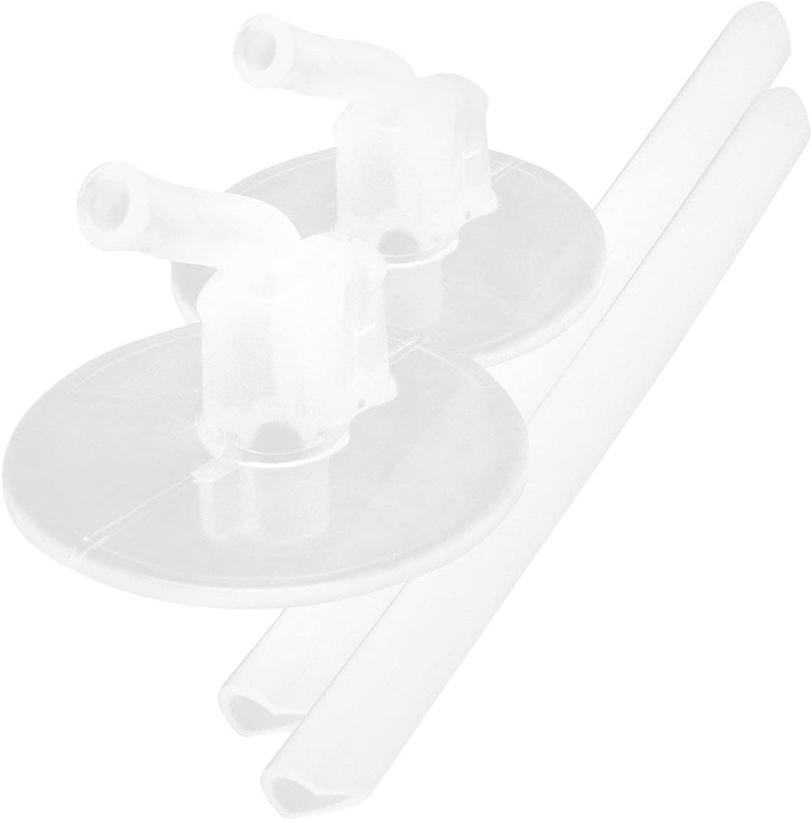 Thermos- Cañitas de respuesto para botella FUNtainer de 12onzas, Transparente