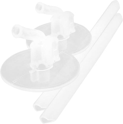 Thermos- Cañitas de respuesto para botella FUNtainer de 12onzas, Transparente