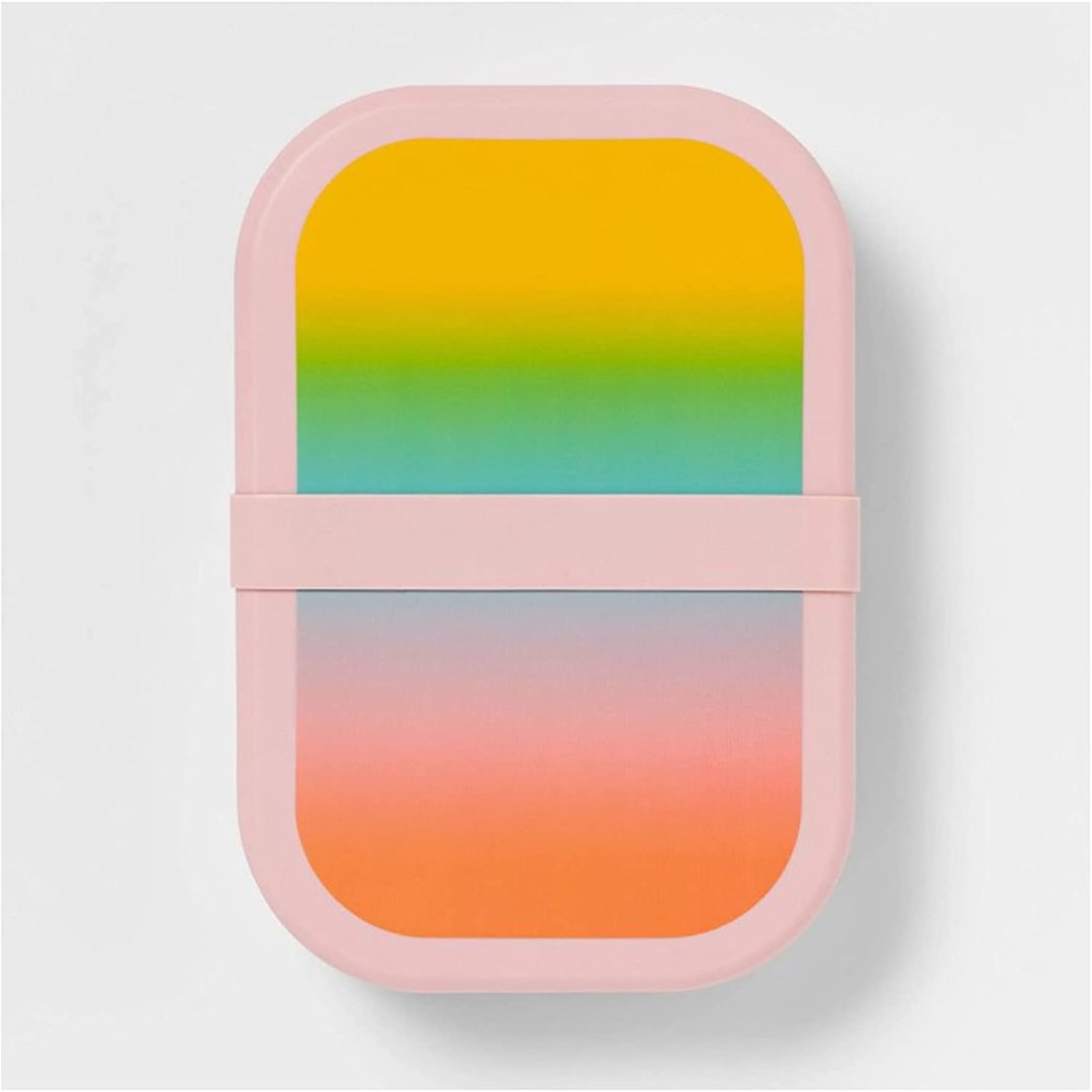 Caja de plástico bento 25oz Colores